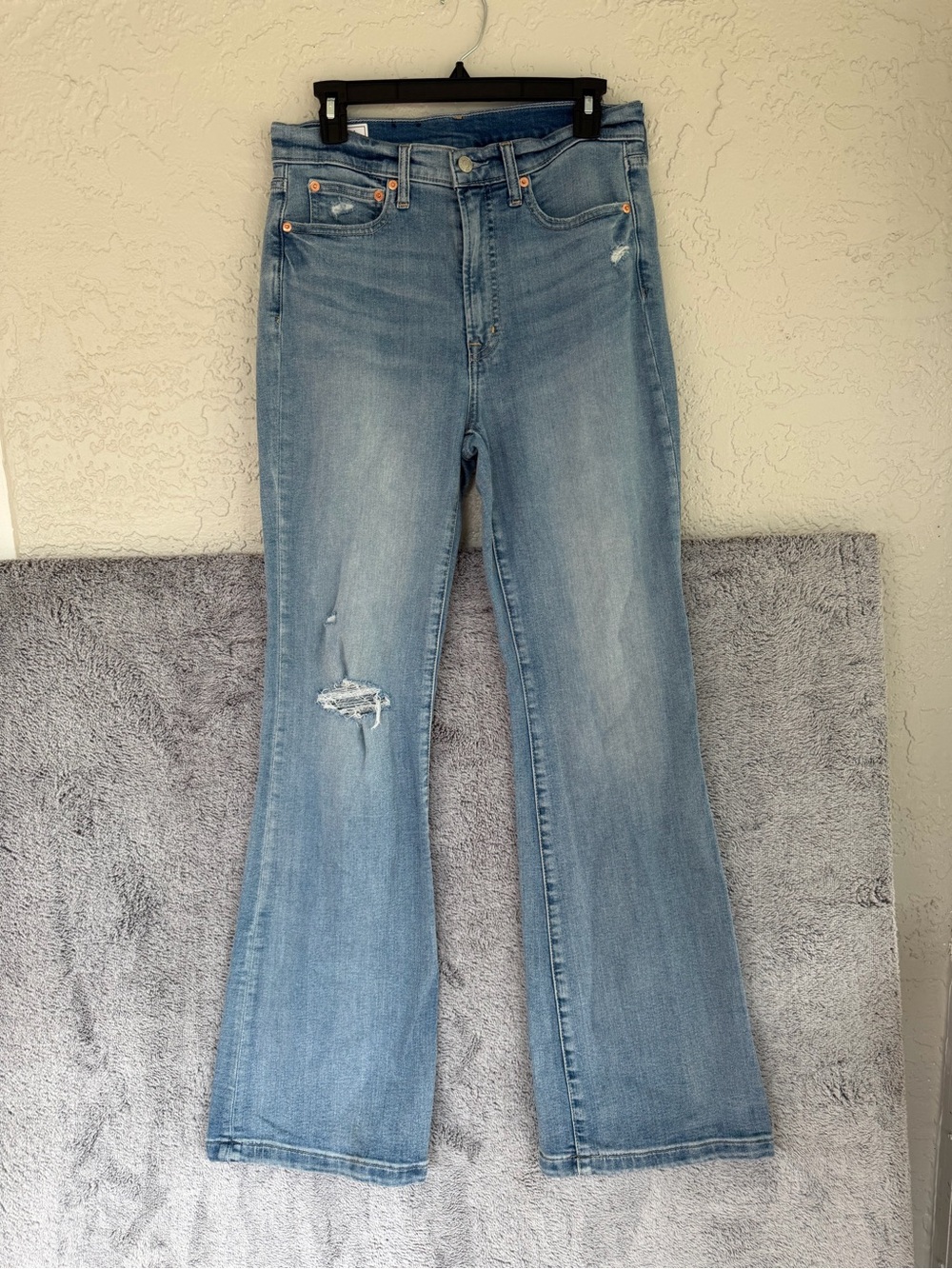 Gap size 10 Light Blue High-Rise Flared Women's Jeans